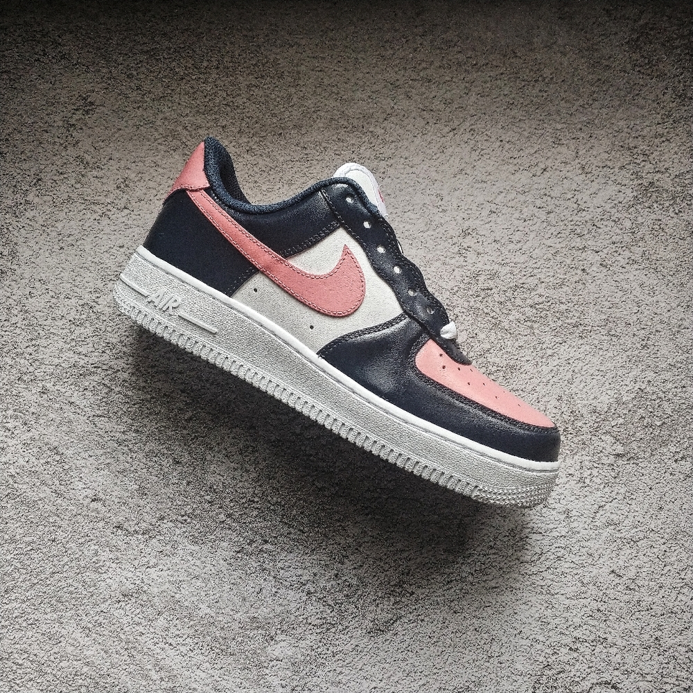 Nike Air Force 1 Low French Blue + Light Pink Sz 7